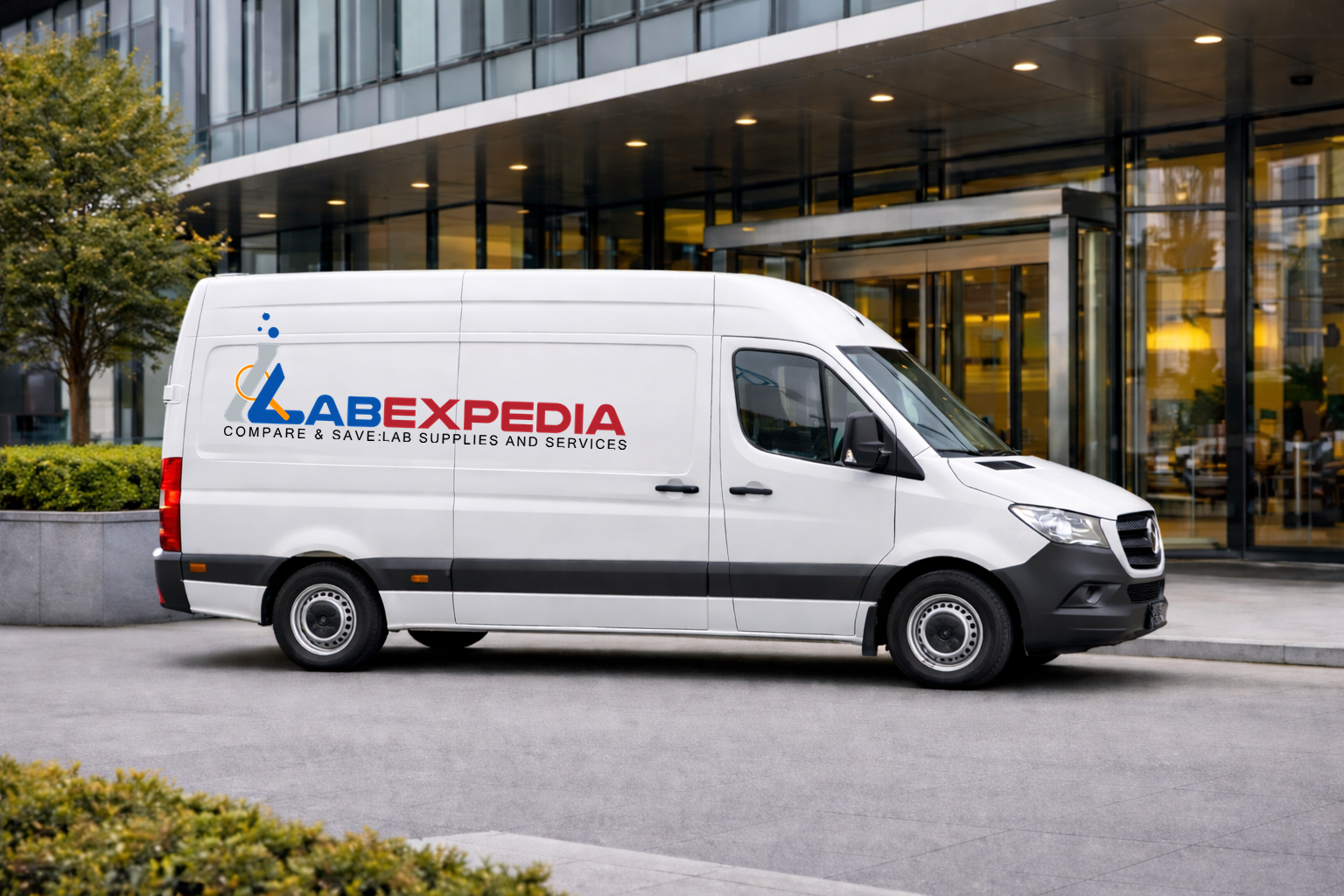LabExpedia coordinated delivery